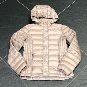 Beige Puffer Jacket Size Small